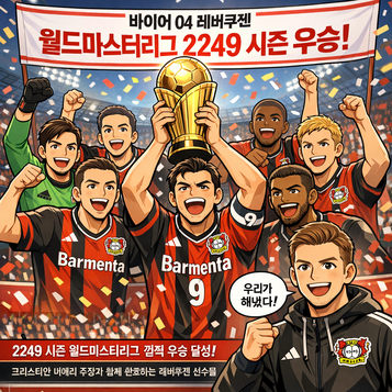 바이어 04 레버쿠젠팀이 월드마스터리그 1부리그에서